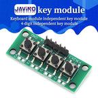 1x4 Single Row 4 Independent Push Button Module Arduino Electronic Experiment Teaching Development Board