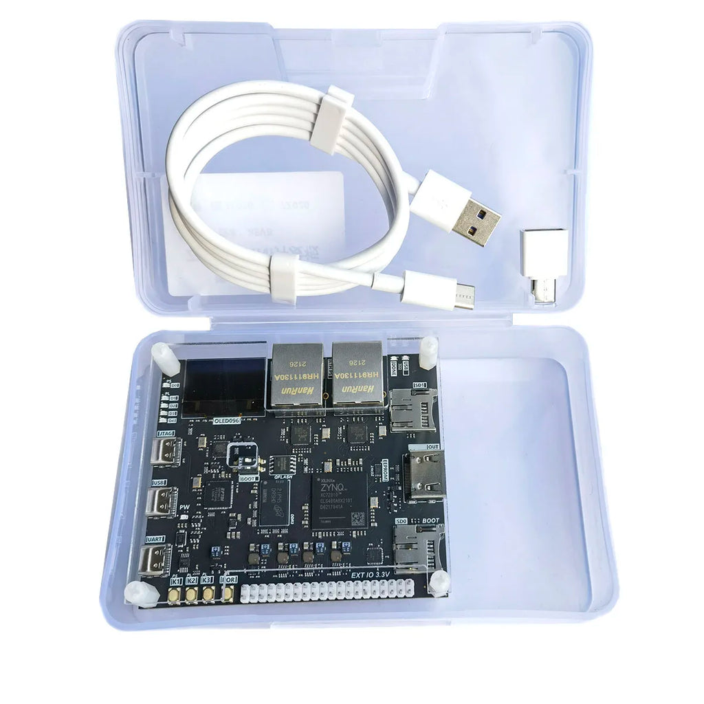 FPGA SoC Development Board for ZYNQ-7000 Series XC7Z010/XC7Z020 Chip, All-in-One Learning Kit with Ethernet PYNQ-compatible