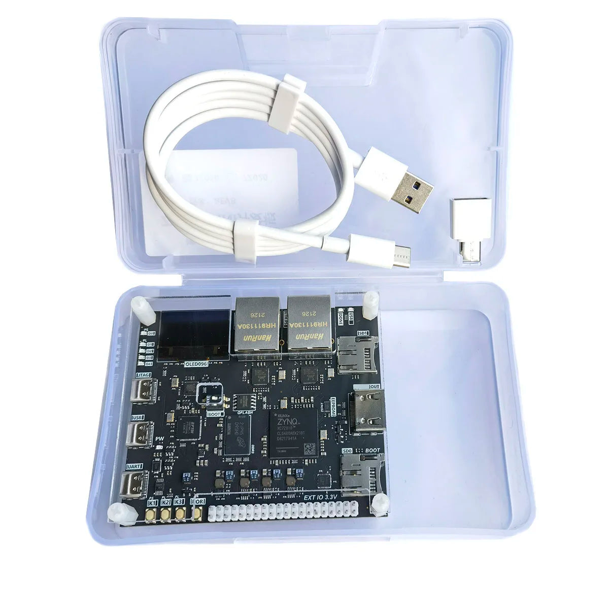FPGA SoC Development Board for ZYNQ-7000 Series XC7Z010/XC7Z020 Chip, All-in-One Learning Kit with Ethernet PYNQ-compatible