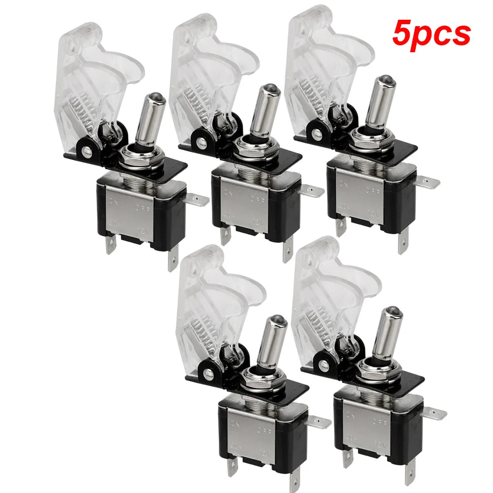 12V SPST Toggle Rocker Switch LED Light for Ignitions Boost Marine Boat Racing Car Switch Light Toggle Truck Trailer Accessories