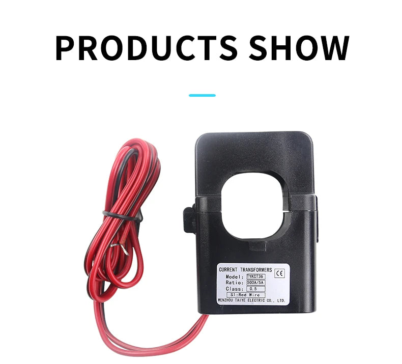 3PCS Split Core Current Transformer KCT-36 Current Sensor 100A 200A 250A 300A 400A 500A 600A Mini Current Transformer CTs