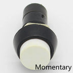 6pcs 12mm Momentary Button SPST ON/Off AC 250V/1.5A 125V/3A, Versatile Lock Free mini Round Button
