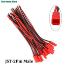 10/20/50PCS 100mm/300mm Male Female Connector JST Plug Cable For RC BEC Battery Helicopter DIY FPV Drone Quadcopter