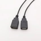5V USB 2.0 A Female Male Power Supply Cable Connector 2Pin 4Pin Wire Charge Extension Cable Adapter Welding Line DIY 0.3m 1m 2m