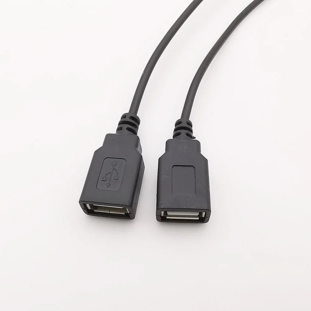 5V USB 2.0 A Female Male Power Supply Cable Connector 2Pin 4Pin Wire Charge Extension Cable Adapter Welding Line DIY 0.3m 1m 2m