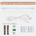 Led Tube Light With Switch Wire 110V 220V 10W 20W Lighting Strip Lamps 30/50cm For  Living Room Bedroom Closet Kitchen Lamp
