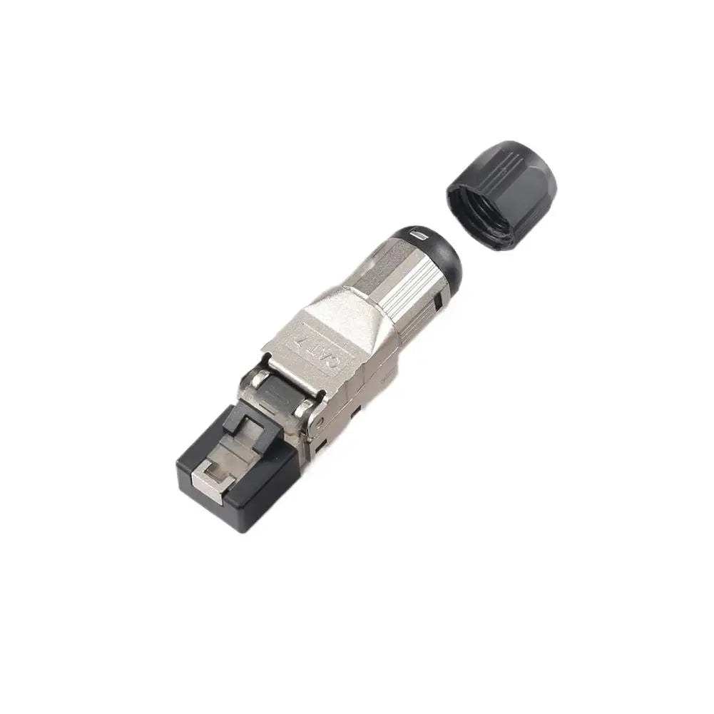 CAT6A Cat8 Cat7  RJ45 Shielded Toolless Connector, 10Gbps Professional Ethernet Modular Plug for Network Cable for 22AWG-24AWG