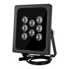 1pc 940NM Waterproof Infrared Illuminator 60M IR Distance Adjustable Beam Angles 8-array LEDs For Monitoring Supplemental Lights