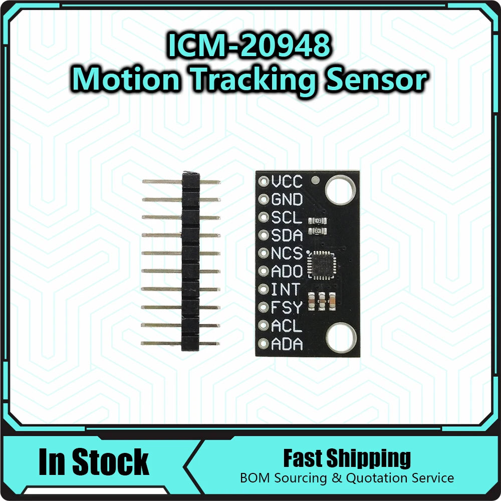 ICM-20948 CJMCU-20948 Sensor Module 9 Axis MEMS Motion Tracking Device Sensor Low Power Integrated Circuits ICM20948