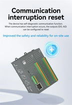 RS485 RJ45 DI/DO/AO/AI Distributed Remote IO Module CDEBYTE M31-U Series Modbus NEW Version Support PNP NPN DIP Free Splicing