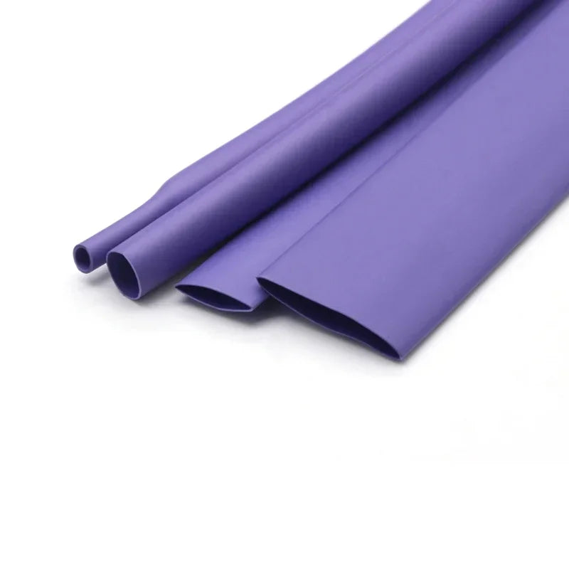 1/3/5M Purple 2:1 Heat Shrink Tube Dia. 1.5mm ~ 50mm Thermoretractile Wire Repair DIY Shrinkable Case Cover Cable Shrink Wrap