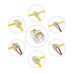 12 In 1 Compatible With COB LED Strip And SMD LED Light Strip Multifunctional Wire Connectors 2 Pin For 8mm 10mm Terminal Blocks