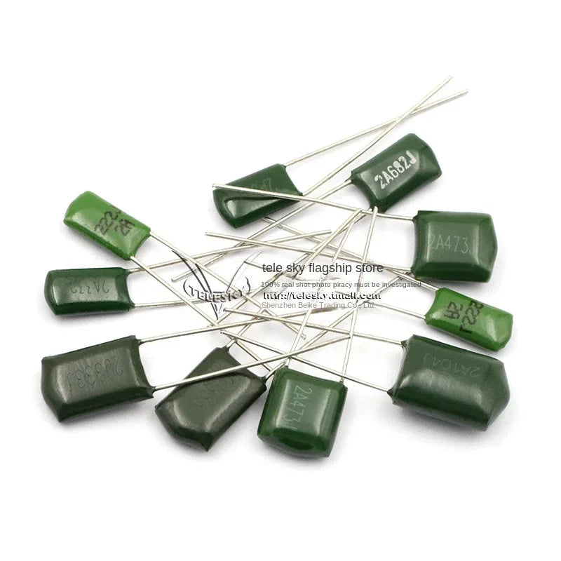 50PCS 100V 630V Polyester Film Capacitor 2.2NF 0.01UF 2.2NF 22nF 102PF 220NF 473PF 100nF 0.1uF 2A104J 103J 222 223J 472 473J