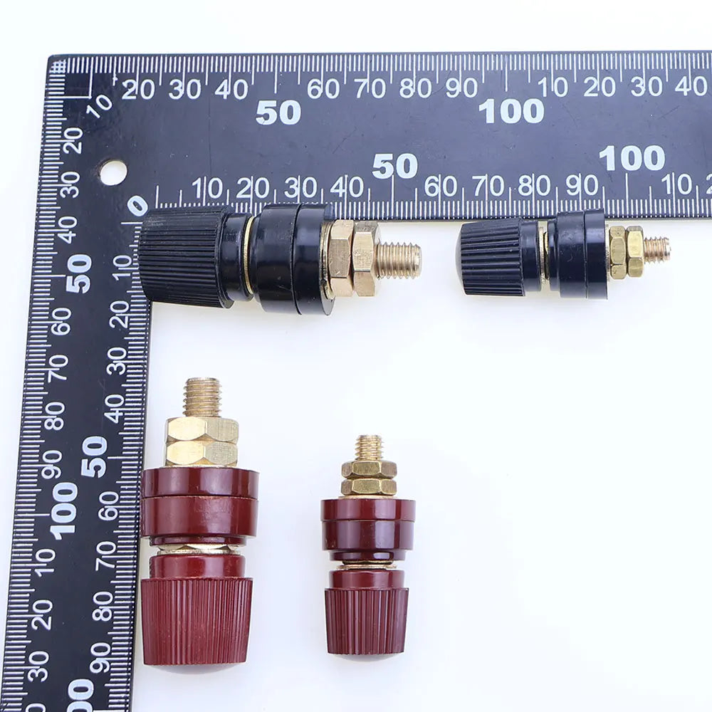 1/2PCS 6mm 8mm Brass Posts Terminal Blocks Power Supply Terminals M6 M8 Welding Machine Inverter Post Connector Car Accessories