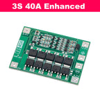 3S 4S 40A 60A 18650 Lithium Battery Protection Board BMS 12.6V 16.8V Overcharge Overdischarge Protection for Drill