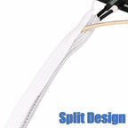 1~50m Expandable Cable Sleeve PET Braided Self Closed Auto Insulated Wrap Flexible Pipe Tube Split Line Protector Wire Organizer