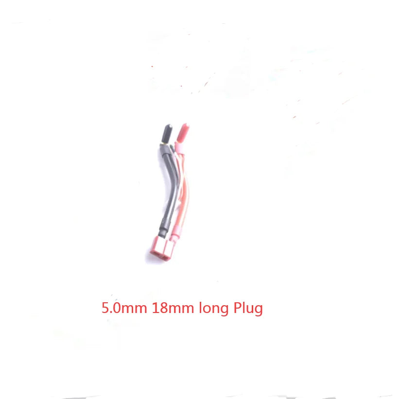 Hardcase Lipo Harness 2S JST XH Balance XT60 Tamiya Deans EC3 EC5HXT TrX Plug to 90 Degree 4.0/5.0mm Bullet Connector with Cover