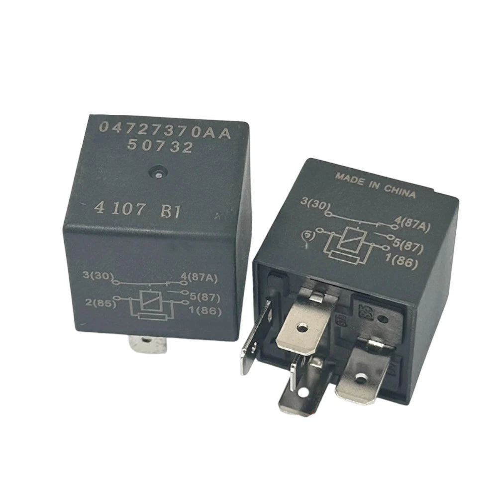 Automotive Relay 12V 30A 5 Pin Relay 04727370AA 50732 Fuel Pump Relay 2 Pack