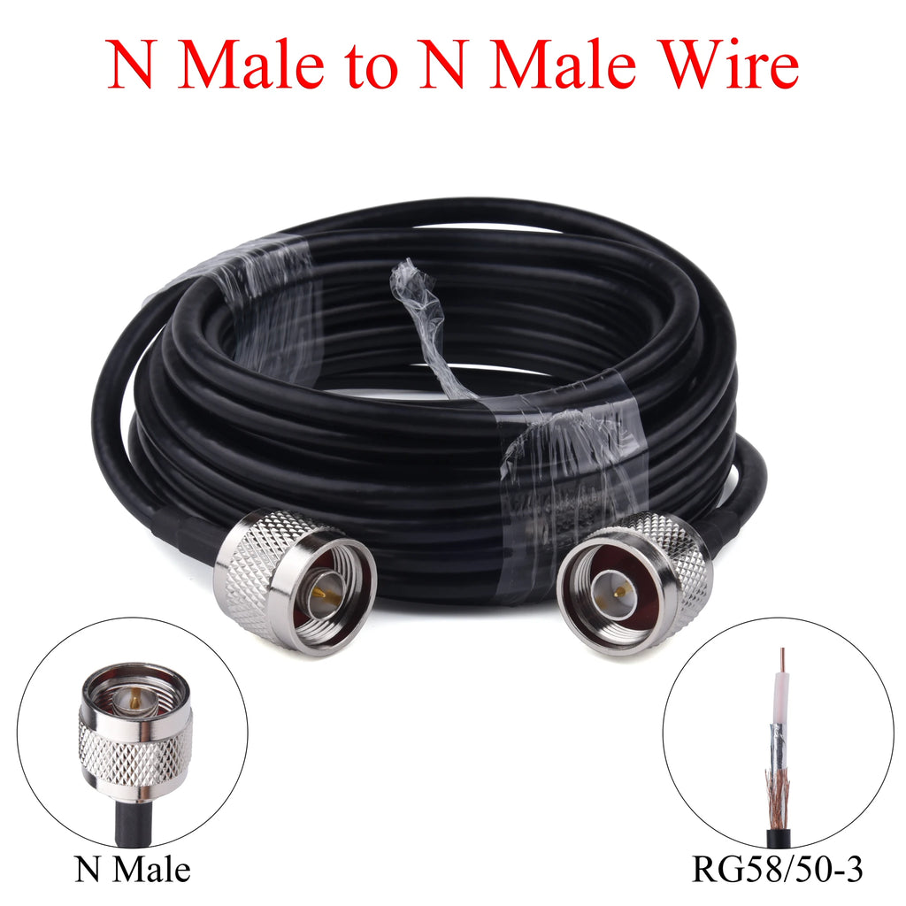 10dBi Outdoor Yagi Antenna 698-2700MHz For 2G 3G 4G LTE N Female Connector RG58 Coaxial Cable With SMA Male Extension Cable