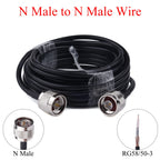 10dBi Outdoor Yagi Antenna 698-2700MHz For 2G 3G 4G LTE N Female Connector RG58 Coaxial Cable With SMA Male Extension Cable