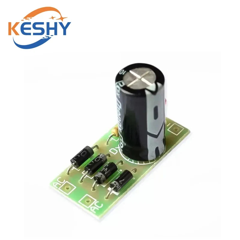 AC to DC power conversion module 1N4007 full bridge rectifier filter 12V 1A AC DC converter