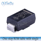 50pcs SMD Tvs Diode SMAJ5.0A SMAJ6.0A SMAJ8.5A SMAJ10A SMAJ12A SMAJ13A  SMAJ15A SMAJ18A SMAJ20A SMAJ22A SMAJ24A SMA_DO-214AC