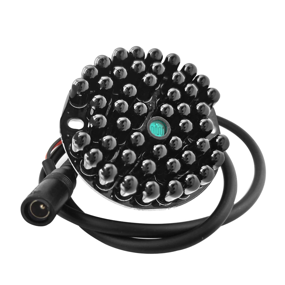 Invisible 940nm No Red Exposure at Night 48pcs IR Light Infrared Illuminator Board For CCTV Camera Night Vision + Power Cable