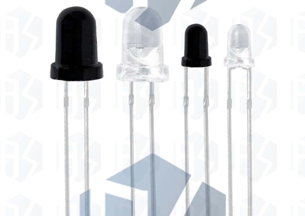 5mm 940nm LEDs Infrared Emitter and IR Receiver Diode 10pairs Diodes 301A