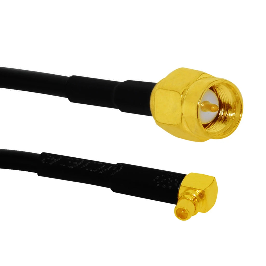 New SMA Male Female Jack  Nut  /RP SMA Switch MCX/MMCX  Male Plug Right Angle Pigtail Cable RG174 Wireless Modem Extension