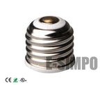 6pcs UL Listed E26 to E12 Adapter, E27 to E12 Light Socket, Medium Screw to US Candelabra Screw Bulb Socket Converter