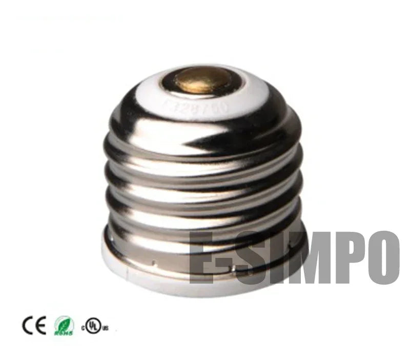 6pcs UL Listed E26 to E12 Adapter, E27 to E12 Light Socket, Medium Screw to US Candelabra Screw Bulb Socket Converter
