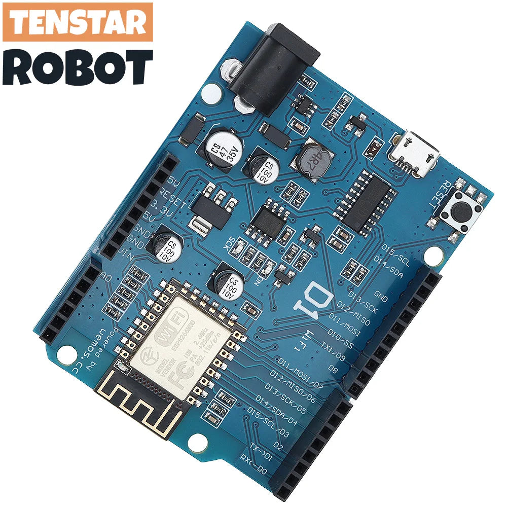 ESP-12 WeMos D1 UNO R3 CH340 CH340G WiFi Development Board Based ESP8266 Shield Smart Electronic PCB