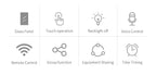 Tuya WiFi Smart Switch Brazil Standard 4x4 Size Touch Sensor 4/6/8 Gang Wall Light Switch Voice Control By Alexa Google Home