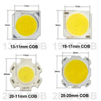 10pcs COB LED 3W 5W 7W 10W 12W 15W 18W 30W 36W Neutral Cold Warm White 13mm 20mm 28mm 1919 Chips Lamp SpotLight Downlight DIY
