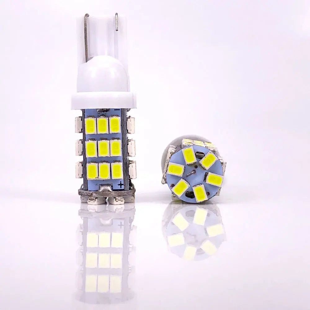 100PCS T10 1206 3020 68 42 20 SMD 194 168 W5W 12V 24V Car LED Light Bulbs 20 42 68LED Auto Bulbs White Clearance Interior Light