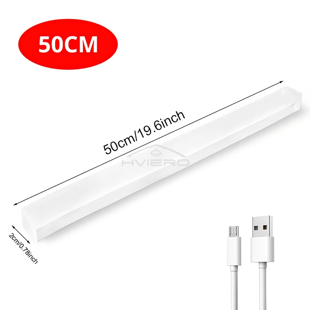 Usb Rechargeable Motion Sensor Night Lights For Room Decoration Home Closet Kitchen Cabinet Aisle Lighting Touch Sensing Lamps