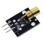 10pcs KY 008 Laser Head Sensor Module 650nm 5V Dot for Arduino UNO R3 Laser Pointer DIY Project