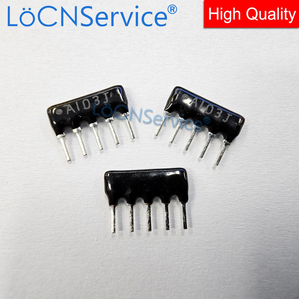 LoCNService 200PCS 5PIN Exclusion Network Resistor array DIP 5A474J 5A0514J 474 514 470K 510K OHM A05 474JP 514JP
