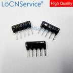 LoCNService 200PCS 5PIN Exclusion Network Resistor array DIP 5A474J 5A0514J 474 514 470K 510K OHM A05 474JP 514JP