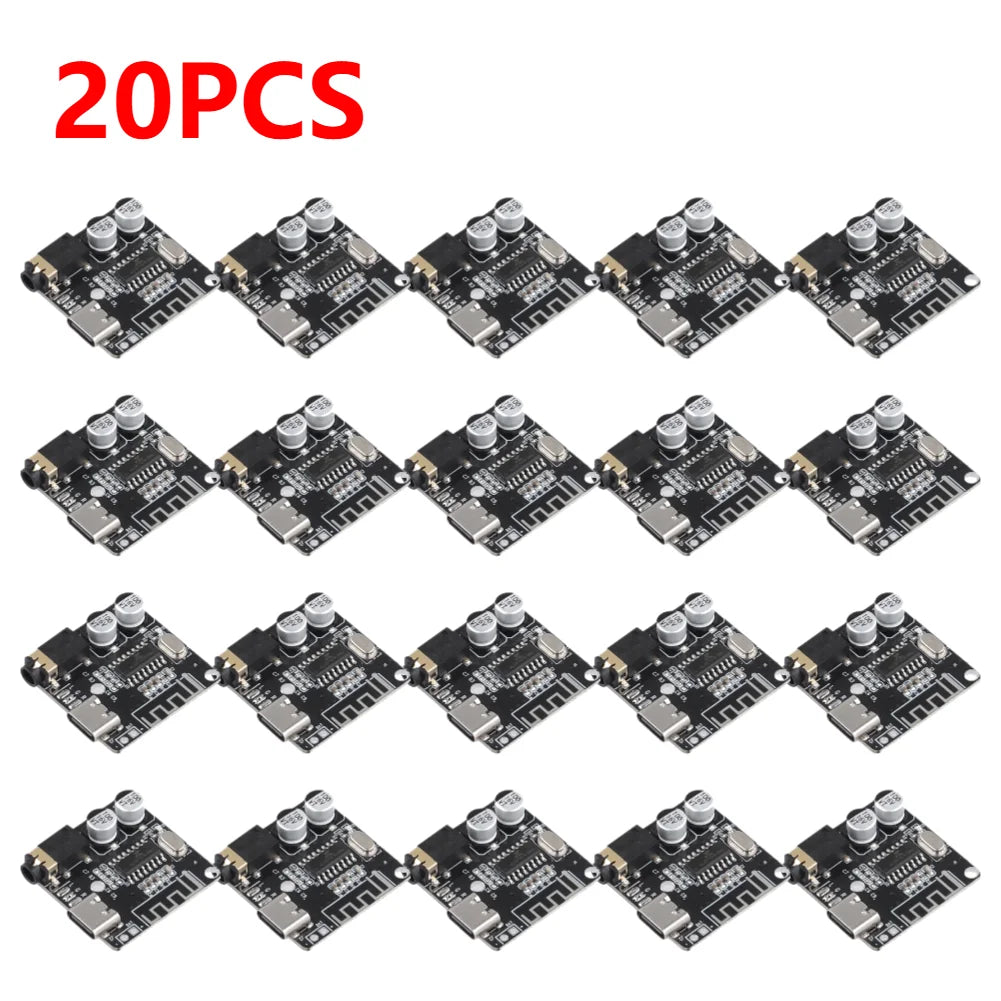 20-1pcs VHM-314 Audio Receiver Board Bluetooth MP3 Lossless Decoder Board WiFi Stereo Music Module 3.7-5V 3.5mm Audio Aux
