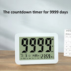 Digital Countdown Days Timer 9999-Day Count Down Clock Multi-Function Electronic Countdown Timer for Vacation Retirement Wedding