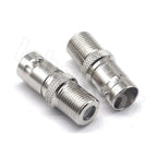 BNC to F TV female male straight connector F to BNC quick plug adapter coaxial connector