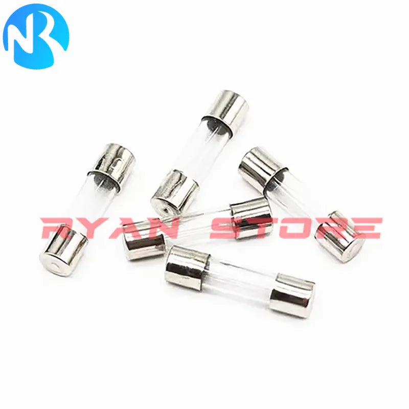100Pcs/Box 5*20 5x20MM Glass Tube Fuse Assorted Kit 0.2A 0.25A 0.3A 0.5A 1A 2A 3A 4A 5A 6A 8A 10A 15A Set