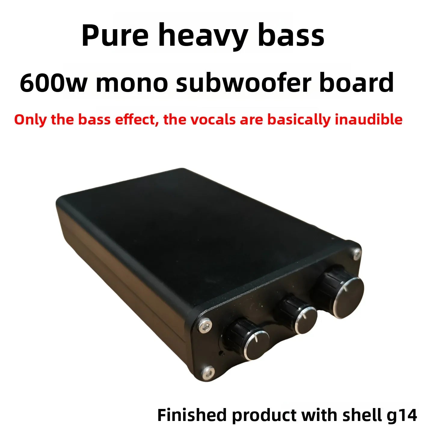 Tpa3255 600w high-power professional-grade subwoofer digital amplifier board - ready-to-use, adjustable low-frequency response