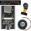 NEW ESP32-S3 CAM Speaker Development Board with OV2640 Wifi Camera Module Kit Dual MIC TF Slot N16R8 CH340X USB Type-C ESP32-S3