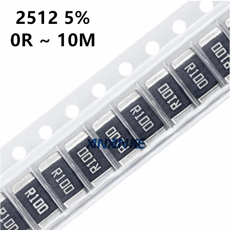5000PCS 1206 0R ~ 10MR  SMD Resistor Accuracy 5% 0 1 10 100 150 330 ohm 1K 2.2K 10K 22K 30K 100K  1M 10M 1R 10R 100R 150R 220R