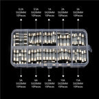 100pcs 5x20mm Fast Quick Blow Glass Tube Fuse Assortment Kit 0.25A 0.3A 0.5A 0.75A 1A 2A 3A 4A 5A 6A 8A 10 15 20A Glass Fuses
