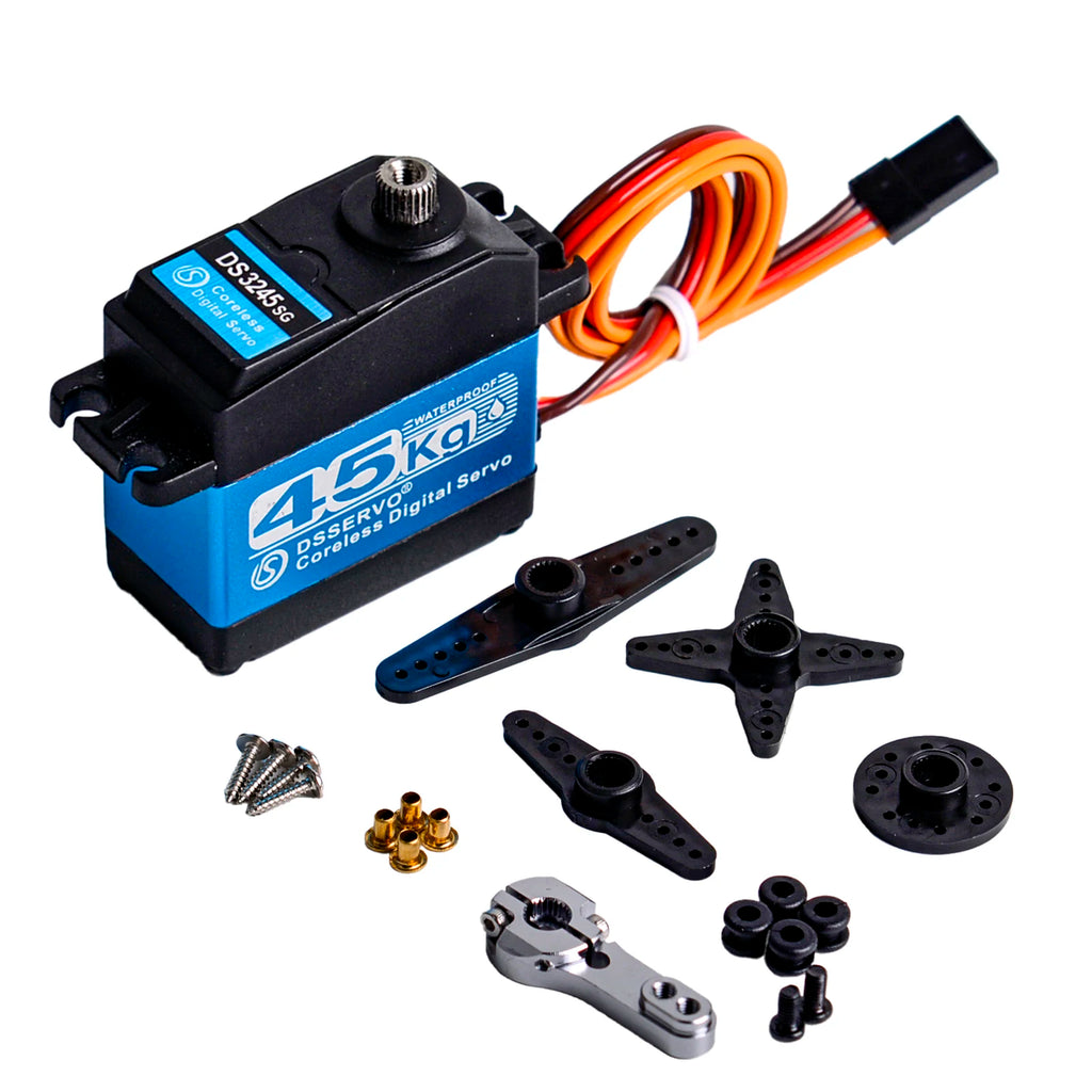 25kg 35kg 45kg High Torque Coreless Digital Servo Motor DS3225 DS3235 DS3245 Stainless 180/270 Degree for Baja Car RC Robot