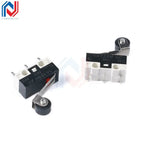 10Pcs Mini Micro Limit Switch NO NC 3 Pins PCB Terminals SPDT 1A 125V Roller Arc Lever Snap Action Push Microswitches