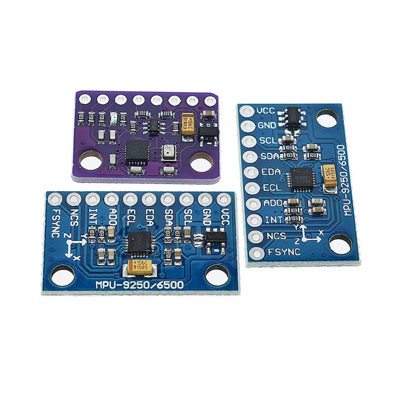 MPU9250 6500 Module 9DOF Accelerometer Gyroscope Compass 6/9 Axis GY-91 Sensor